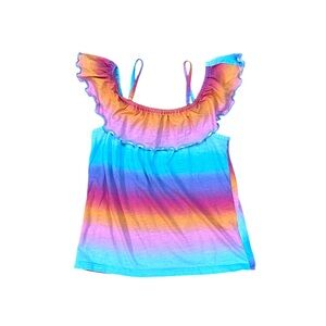 The Children’s Place Striped Tie-Dye Off-Shoulder Shirt
